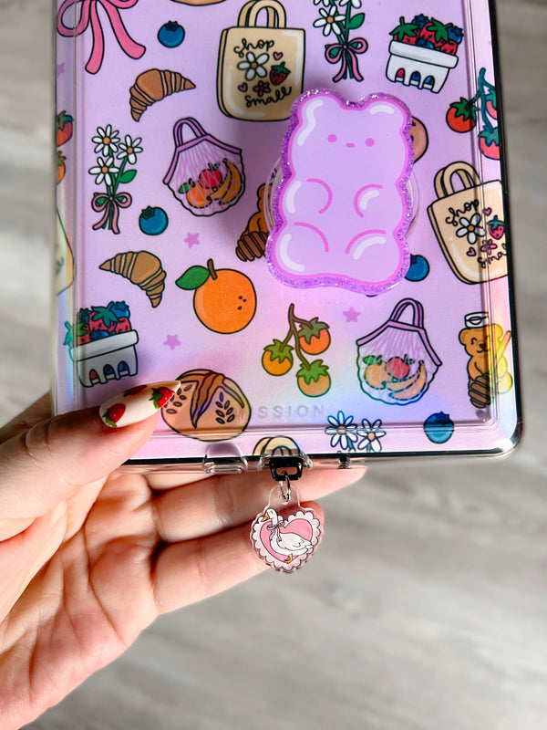 Kindle Charm, Goose Bookish E-Reader Dust Plug