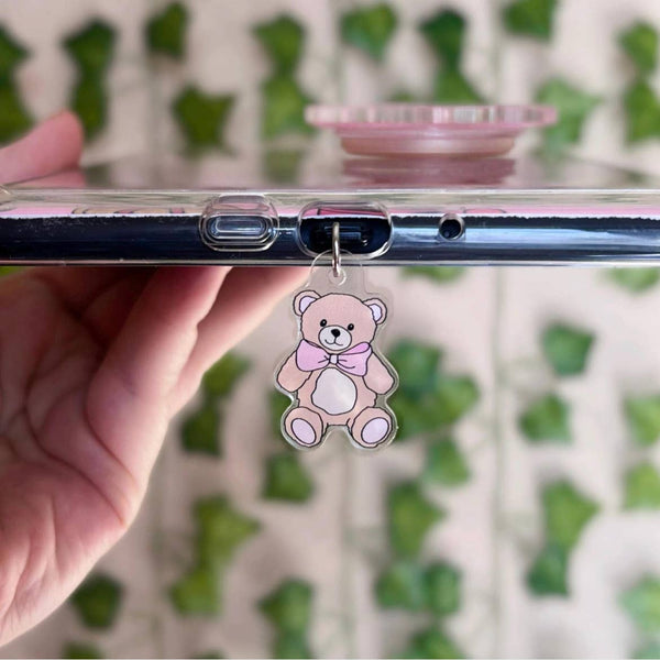 Kindle Charm, Teddy Bear Bookish E-Reader Dust Plug