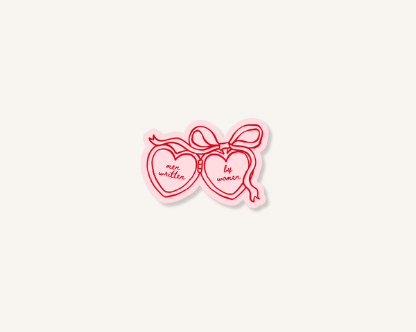 Men Written By Women Locket - Stickers