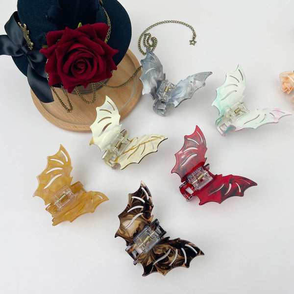 Colorful Bat Hair Clip Halloween