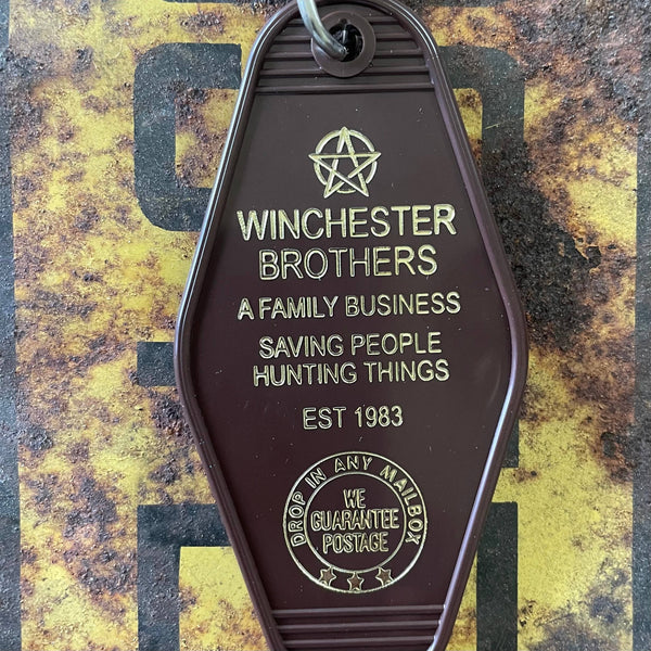 Motel Key Fob - Winchester Brothers (Supernatural)
