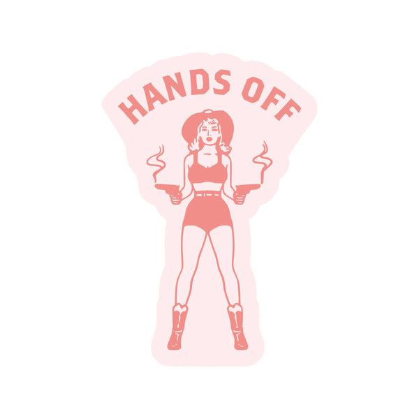 Cowgirl Feminist Politics High Quality Vinyl Sticker