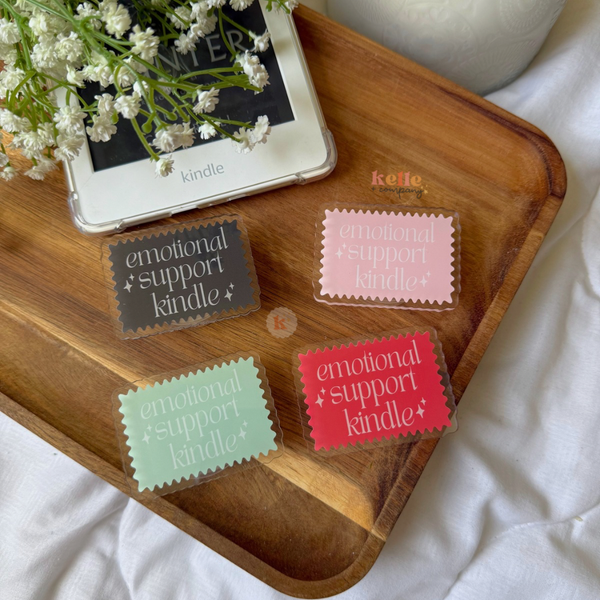 Emotional support kindle grip , kindle case, book lover gift