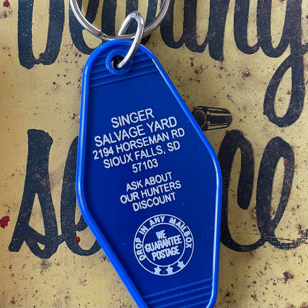 Motel Key Fob - Singer Salvage Yard (Supernatural)
