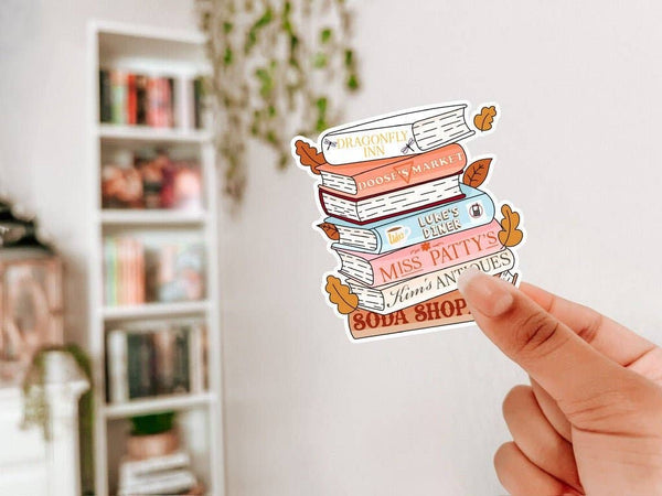 Gilmore Girls Autumn Books Sticker