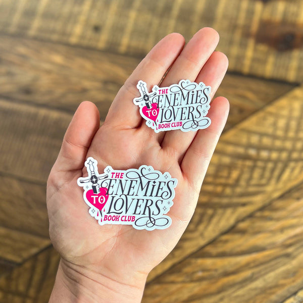 Enemies to Lovers Book Club Vinyl Sticker