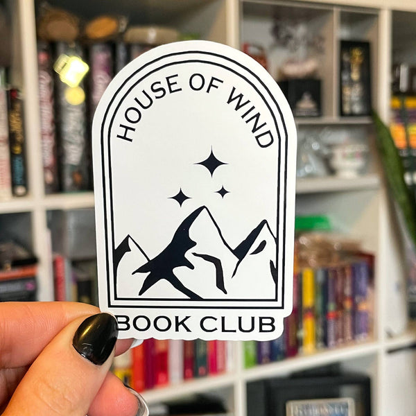 House of Wind Book Club Inspired Vinyl Sticker
