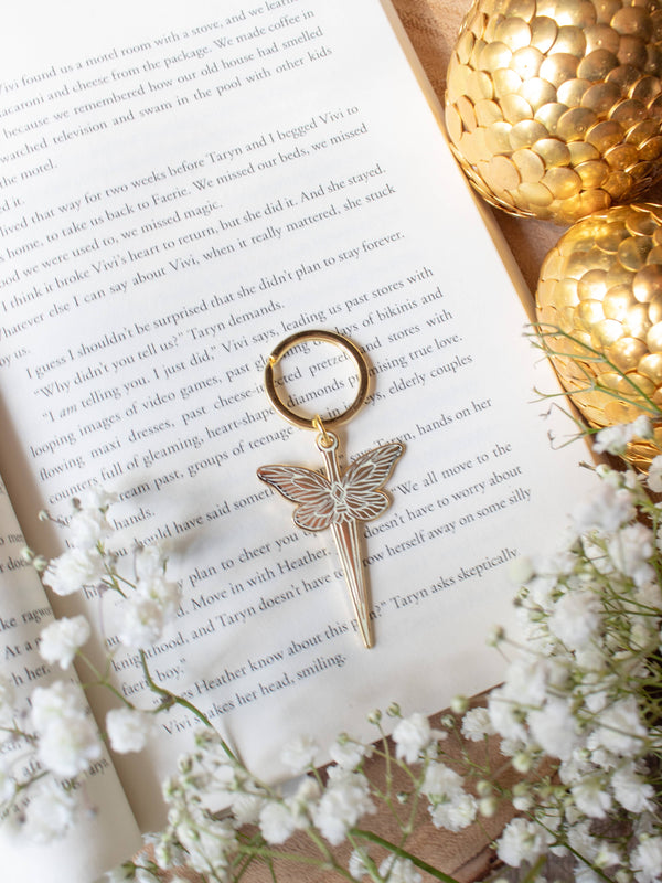 Faerie Dagger Hard Enamel Keychain