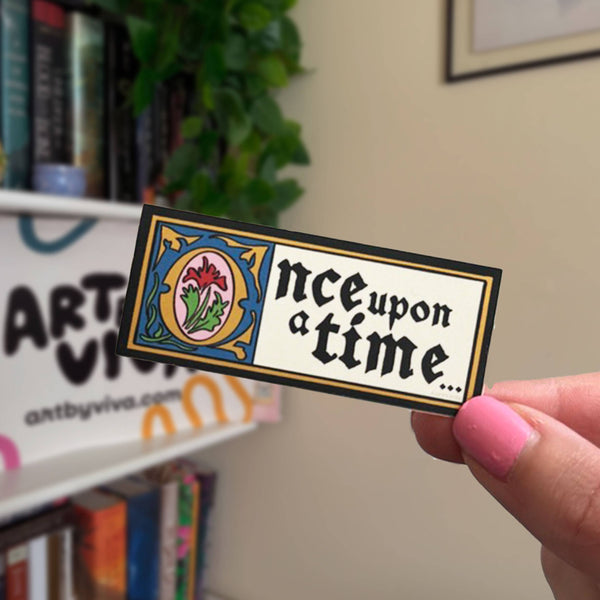 Once Upon a Time Matte Bookish Sticker