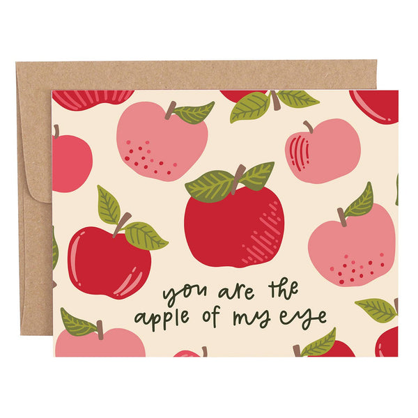 Apple of My Eye Love Greeting Card