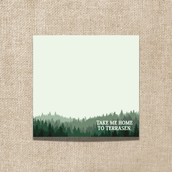 Take Me Home to Terrasen Sticky Notes | Book Lover, Fandom