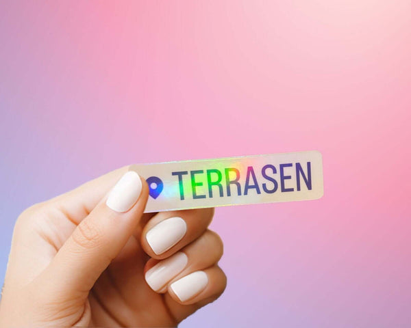 Throne of Glass Terrasen Location Tag Sticker