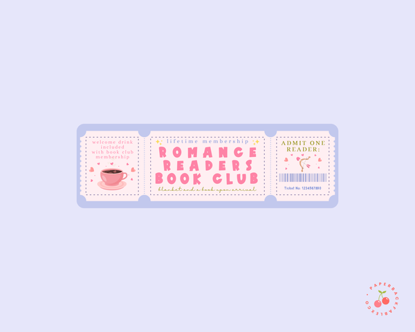 Romance Readers Book Club - Bookmarks