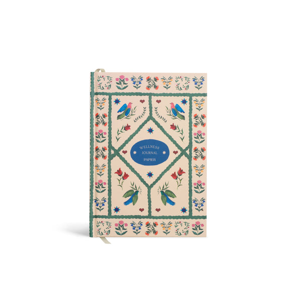 Guided Wellness Journal, A5 Hardcover - Quilted Daydream