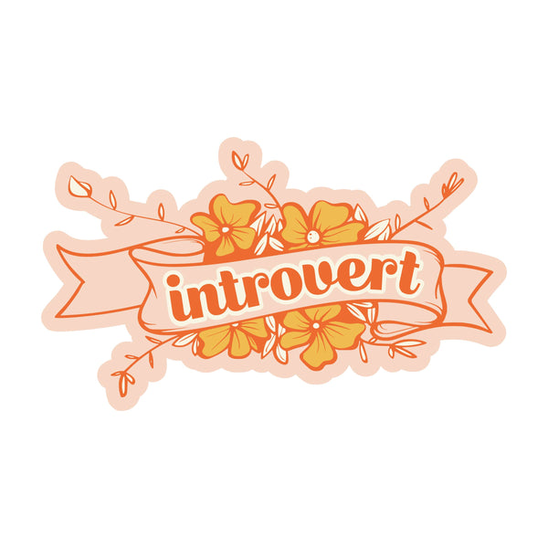 Introvert Identity Personality High Quality Vinyl Sticker
