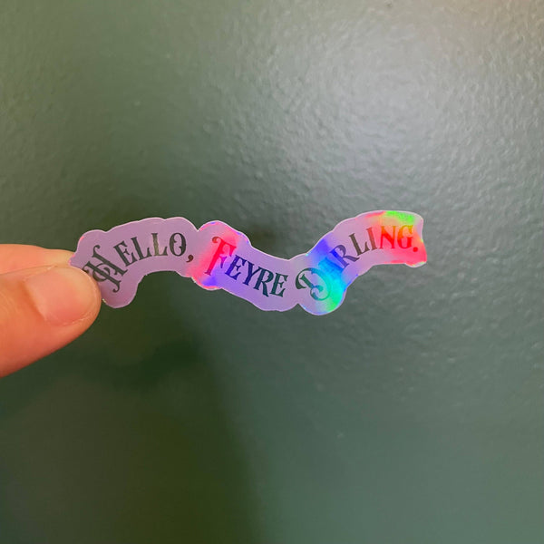 Acotar | Hello Feyre Darling | Rainbow Vinyl