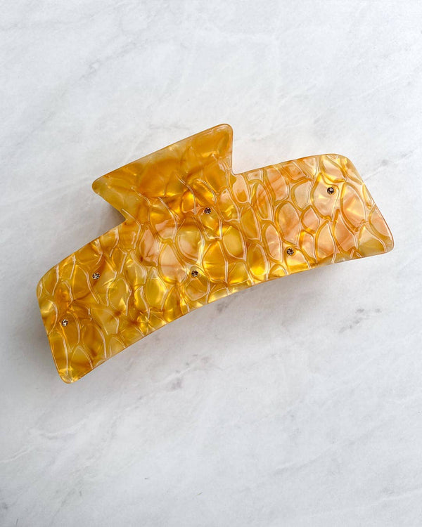Dragon Scales XL Claw Clip - Gold | Hair Accessories