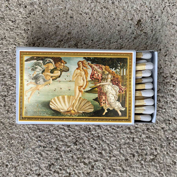 Art Birth of Venus Matchbox •Decorative Matches • Candle Acc