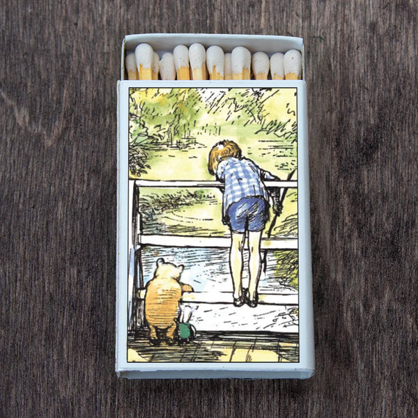 Winnie the Pooh Poohsticks Matchbox • Candle Acc • Matches