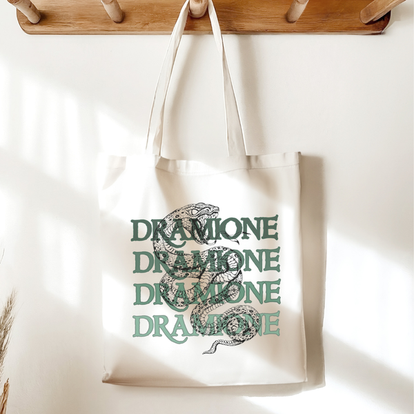 Dramione Sublimated Canvas Tote Bag – White (14x16 Inch)